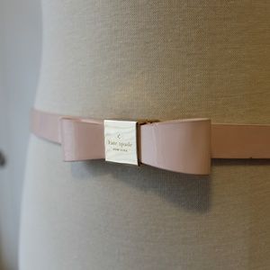 kate spade Accessories - Kate Spade Pink Patent Leather Bow Plaque Belt M kate spade Accessories - Kate Spade Pink Patent Leather Bow Plaque Belt M